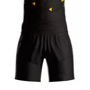 Ensemble Maillot et Short de Football Personnalisé avec Logo d'Équipe, Col en V, Version Joueur, 100% Polyester Respirant – Vente en Gros - Product Image 4