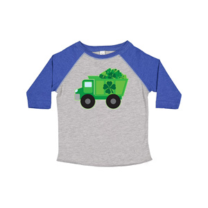 Camiseta para Niños de Manga Corta con Diseño de Camión y Trébol, Camiseta Informal de Jersey para Niños Pequeños, 100% Algodón, Cuello Redondo, Diseño de Dibujos Animados - Product Image 5