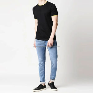 Camiseta de Entrenamiento Premium para Hombre, 100% Algodón, Corte Cuadrado, Casual, Manga Corta, Alta Elasticidad, Antiarrugas, Secado Rápido, Diseño Transpirable - Product Image 4