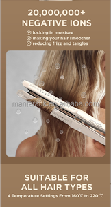 Fer à lisser électrique avec plaque en céramique portable multi-température pour salon domestique et usage commercial - Product Image 3