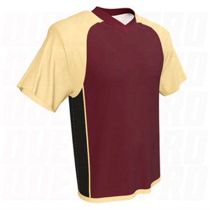 Venta al por Mayor de Camisetas de Lacrosse de Última Tendencia, Diseño Personalizado con Cuello en V, Manga Corta, 100% Poliéster Antibacteriano - Product Image 3