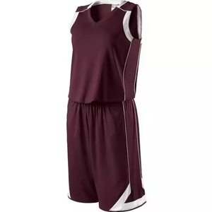 Nouvel uniforme de basketball élégant en polyester avec couleurs personnalisées, designs uniques, tissu respirant pour l'identité d'équipe, style cool pour hommes - Product Image 5