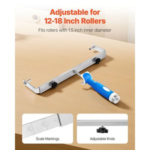 La pittura regolabile 12-18 pollici fornisce la struttura del rullo per la parete e la casa dipinge i rulli - Product Image 2
