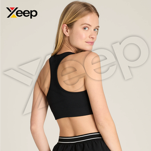 เสื้อชั้นในกีฬาโยคะคุณภาพสูงสำหรับผู้หญิง XEEP รุ่น XC-SB-11 ระบายอากาศได้ดี สายปรับได้ แผ่นรองถอดออกได้ รองรับได้ดี แห้งเร็ว - Product Image 3