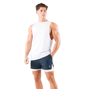Mens Performance 5 Inch Training <b>Shorts</b> With Inner <b>Compression</b> Liner Quick Dry Lightweight Gym Running OEM Wholesale - Product Image 4