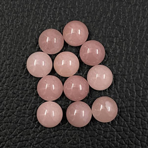 Cabujón de forma redonda de cuarzo de guayaba Natural de 5mm para joyería, piedras preciosas sueltas semipreciosas trituradas del fabricante, suministro Regular - Product Image 4