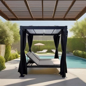 Pérgola Redonda de Lujo Personalizada, Ecológica y Duradera para Exteriores, Kits de Gazebo para Mejoras del Hogar y Espacios de Vida al Aire Libre - Product Image 3