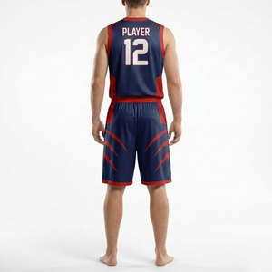 Basketball Team Uniform Custom Made Jersey Shorts Set Production - Product Image 3