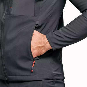 Chaqueta Softshell Unisex al por Mayor 2026, Forro Polar de Lona, Cierre de Cremallera, Ligera, Impermeable, Diseño de Logotipo Personalizado, OEM - Product Image 6