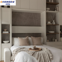 Cama Murphy Vertical con Estantería Integrada y Sofá Combinado, Plegable y Ajustable, Tamaño Queen/Twin, Elegante y Ahorradora de Espacio para Casas Pequeñas