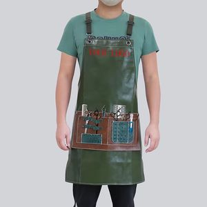 High Quality Vintage Cowhide <b>Leather</b> <b>Aprons</b> for Men / Custom Made Men Light Weight <b>Leather</b> <b>Aprons</b> for Sale - Product Image 1