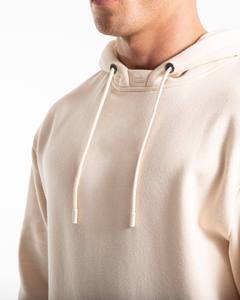 Sudadera con Capucha para Hombre, Color Beige, Corte Regular, con Bolsillo, Estilo Casual, Tejido de Punto, 100% Algodón, para Otoño - Product Image 3