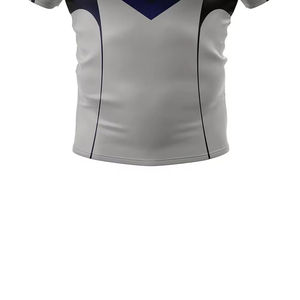 Uniformes de Rugby Deportivos Unisex OEM, Kits de Rugby de Alta Calidad con Impresión por Transferencia de Calor, Logotipo Personalizado, Jersey de Rugby de Manga Corta - Product Image 4