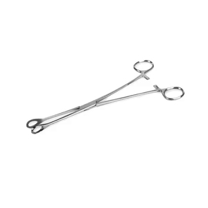 Pinzas Quirúrgicas para Esponjas, de Acero Inoxidable, 18/25cm, Dentadas, con Certificación CE - Product Image 3