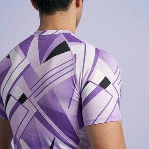 Wholesale Men Compression T Shirt Custom Sublimation Print Fitness Gym Workout Sports Base Layer Tight Athletic Training Wear - Product Image 4