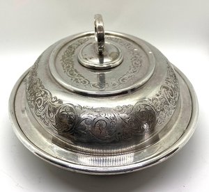 Commercial Grade Stainless Steel Tureen with Lid Elegant <b>Buffet</b> Soup <b>Server</b> - Product Image 1