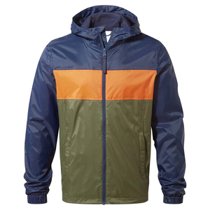 Breathable Casual Outdoor windbreak Jacket Mesh Lining Plus Size Color <b>Block</b> Men's Windbreaker Casual Sportswear Jackets For Men - Product Image 1