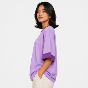 เสื้อยืดโอเวอร์ไซส์พรีเมียมสำหรับผู้หญิง เนื้อผ้านุ่ม สวมใส่สบาย ทรงสวย คล่องตัว ระบายอากาศได้ดี และคุณภาพทนทาน - Product Image 2