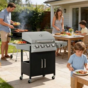 Outdoor Gas <b>BBQ</b> Grill Convenient Burner for Outdoor Barbecue - Product Image 1