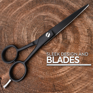 Customized Paper Coating Barber Salon Use <b>Beard</b> <b>Scissors</b> Sharp Durable Blades High Carbon Steel Men's Mustache <b>Scissors</b> - Product Image 6
