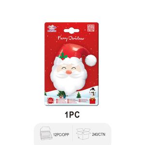 12 pezzi palloncini con testa di Babbo Natale in lamina per feste di compleanno a tema natalizio decorazioni per feste Decorative - Product Image 4