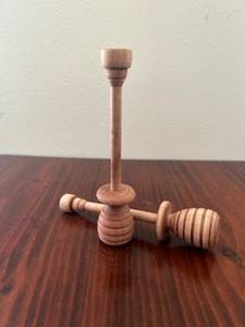 ไม้พายน้ำผึ้งไม้ขนาดกะทัดรัดสำหรับเสิร์ฟอาหารเช้า - Product Image 1