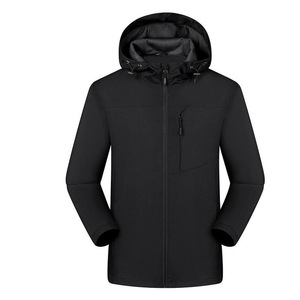 Veste coupe-vent fine de haute qualité pour hommes, style décontracté, streetwear, patchwork, blocs de couleur, fermeture éclair, vente en gros - Product Image 2