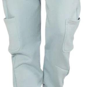 Men's Light Blue Jogger Pants Casual Cotton Fleece Sweatpants <b>Elastic</b> <b>Waist</b> Drawstring Sports <b>Trousers</b> Wholesale - Product Image 3