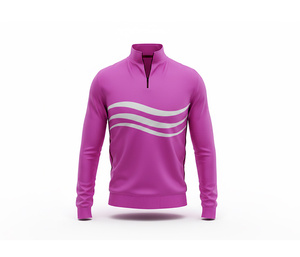 Breathable Polyester Sublimation Water Zip Jacket for Athletes for <b>Men</b> Women Youth Sportswear Quick Dry Team <b>Pullover</b> - Product Image 4