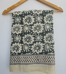 Wholesale Floral Bagru Print <b>Sarong</b> Lightweight Cotton Pareo Beach Vacation Wrap for Women Ethnic Hand Block Print <b>Sarong</b> Summer - Product Image 4