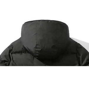 Blouson matelassé color block pour homme avec capuche, manteau d'hiver chaud et isolé, style streetwear, fermeture éclair, pour l'extérieur - Product Image 3