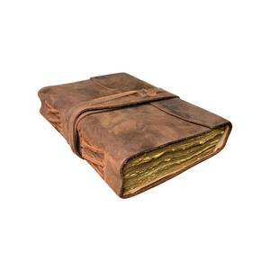 Cuaderno de Tapa Dura de Cuero Genuino al por Mayor, Diseño Vintage, Hecho a Mano, Personalizable en Tamaño y Color, Regalo Duradero - Product Image 3