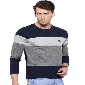 Camiseta de manga larga personalizada para hombre de alta calidad, cuello redondo más vendido, secado rápido, ajuste cómodo, <span class=keywords><strong>Material</strong></span> de poliéster de algodón de gran tamaño - Product Image 3