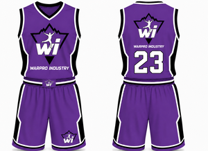 Ensemble d'uniformes de basketball personnalisés pour adultes – Maillot de sport sans manches en polyester respirant et à séchage rapide, haute qualité pour toute l'équipe - Product Image 3