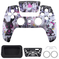 EXtremeRate Coque de remplacement personnalisée en plastique ABS par sublimation pour manette Dualsense PS5