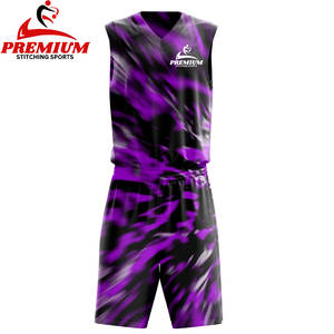 Uniforme de Baloncesto Unisex al por Mayor, Camiseta de Baloncesto, Uniforme Juvenil Reversible, Diseño de Chaleco Sublimado de Secado Rápido, Kit de Equipo para Adultos - Product Image 3