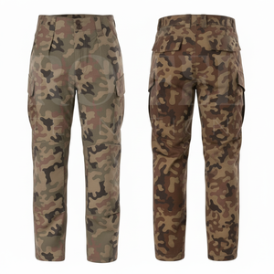 100% Cotton Sublimation Camouflage <b>Cargo</b> Pants OEM ODM Multi Pocket Outdoor Workwear Trousers Casual Utility Pants for <b>Men</b> - Product Image 5
