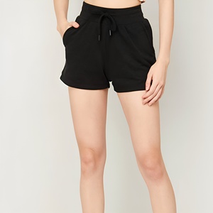 Breathable Running & Street Fashion Wear Lightweight <b>Shorts</b> / Simple Design <b>Women</b> Elastic Waist <b>Shorts</b> For <b>Women</b> - Product Image 1