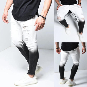 Fashion Men's Regular Straight Wide Leg Hip-hop Pocket Cargo Pants 100% Cotton Garment Dyed Lightweight High-<b>Waisted</b> <b>Elastic</b> - Product Image 6
