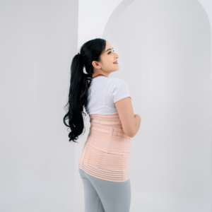 Create Your Brand 3in1 Postpartum Belly Belt Tummy Band Girdle <b>Corset</b> Body Shaper Strap <b>Waist</b> <b>Trainer</b> Pelvis Wrap C-Section - Product Image 5
