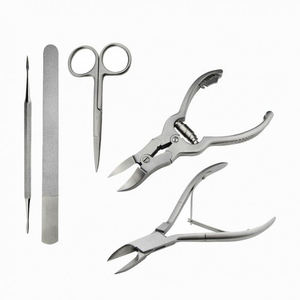 Wholesale Custom Logo Chiropody Podiatry Tool <b>Set</b> Stainless Steel Manicure Pedicure Tools - Product Image 1