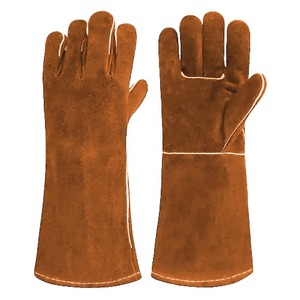 Guantes de Soldadura de Cuero de Primera Calidad, Impermeables, con Protección UV, Unisex, con Logotipo Personalizado, Diseño Personalizado para Uso en Exteriores, en Stock - Product Image 3