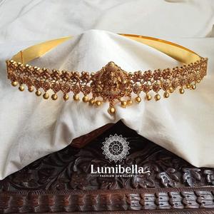 Classic Gold Plated Rhinestone Crystal Waist Chain Belly Jewelry - Product Image 1