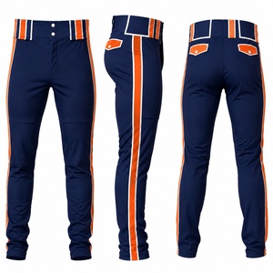 Custom Sublimation Printed Baseball <b>Pant</b> Unisex Athletic Uniform Breathable Moisture-Wicking <b>Padded</b> Knee ODM Factory Supplier - Product Image 1