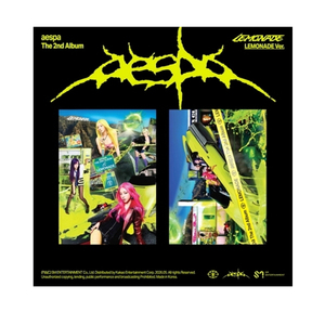 Aespa LEMONADE เพลงป๊อปเวอร์ชั่นเกาหลี กระดาษและพลาสติก สำหรับทุกวัย - Product Image 1