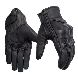 Nouveauté - Gants de moto en cuir de haute qualité pour l'hiver - Imperméables, légers, avec sangle de poignet réglable, unisexe - Product Image 5