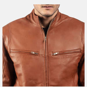 Veste en cuir de vachette au design élégant, fabricant professionnel, tissu léger de haute qualité, veste d'hiver tendance pour garçons - Product Image 3