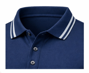 เสื้อโปโลผู้ชายแบบสปอร์ต ราคาส่งจากโรงงาน รับผลิตตามแบบ OEM - Product Image 2