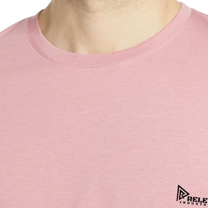 เสื้อยืดแขนยาวสีชมพูสำหรับผู้ชาย ยี่ห้อ Relevo Industries คอกลม ผ้าโพลีเอสเตอร์/คอตตอน ทรงหลวม สวมใส่สบาย ผ้าเจอร์ซีย์ พิมพ์ลายด้านหน้า แห้งเร็ว - Product Image 6