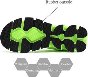 รองเท้ากีฬาระบายอากาศได้ดีรองเท้าเทรนเนอร์รองเท้าวิ่งรองเท้าเทรนเนอร์รองรับการฝึกวิ่งพื้นยาง - Product Image 6